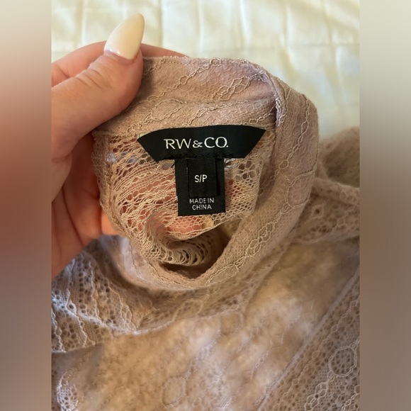 RW&CO Lace Top - Picture 3 of 3